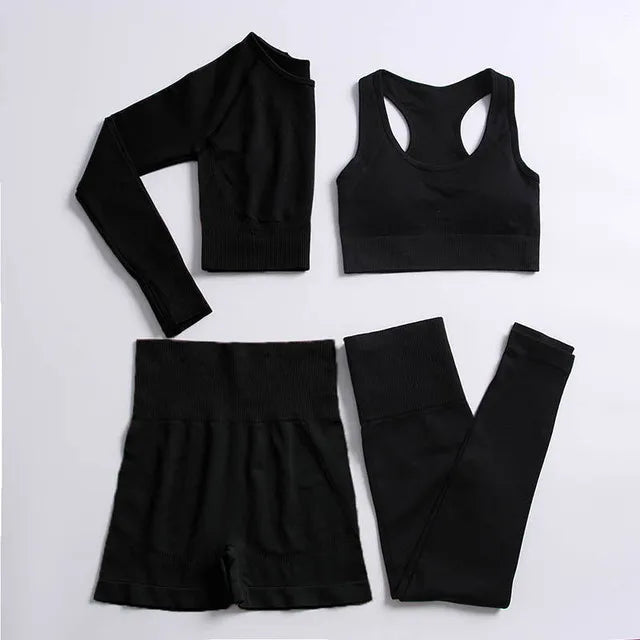 2022 Seamless Yoga Set Workout Clothes for Women Sport Set Outfit