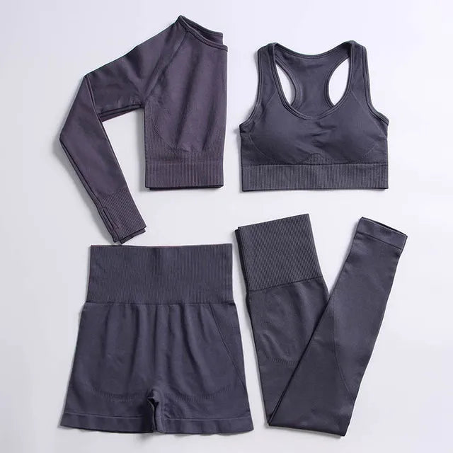 2022 Seamless Yoga Set Workout Clothes for Women Sport Set Outfit