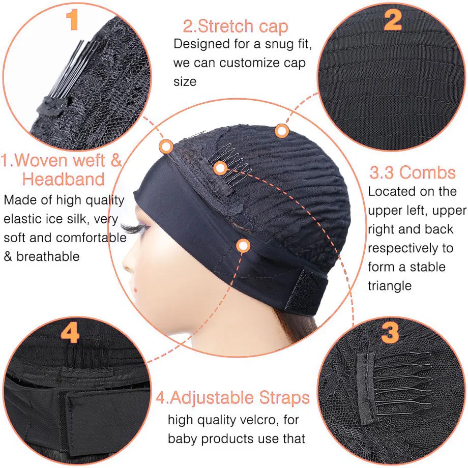 Afro Kinky Curly Human Hair Headband Wig