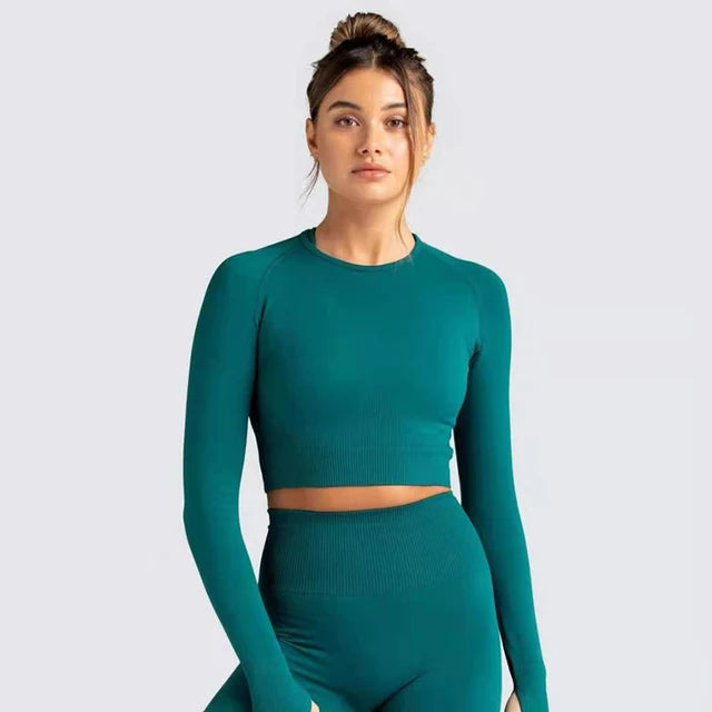 2022 Seamless Yoga Set Workout Clothes for Women Sport Set Outfit