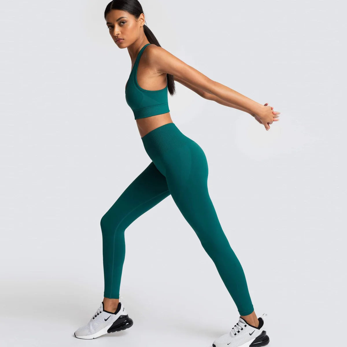 2022 Seamless Yoga Set Workout Clothes for Women Sport Set Outfit