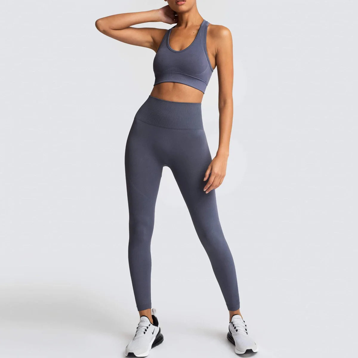 2022 Seamless Yoga Set Workout Clothes for Women Sport Set Outfit