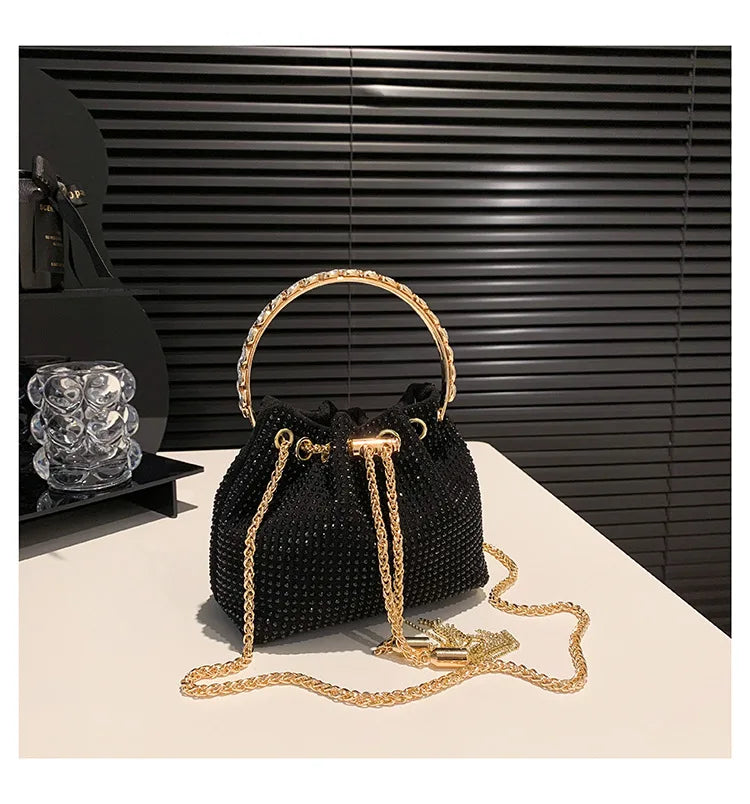Luxury Diamonds Designer Party Handbag 2023 Tassel Chain Evening