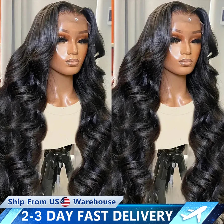 30 32 34 Inch 13x4 Lace Wig 13X6 Human Hair Lace Frontal Wig Body