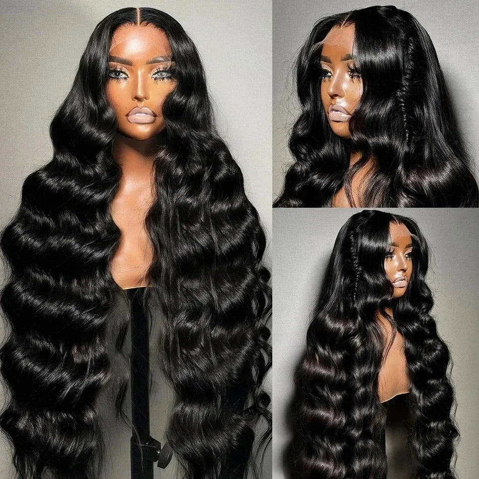 30 40 Inch 13x4 Body Wave HD Lace Frontal Wigs