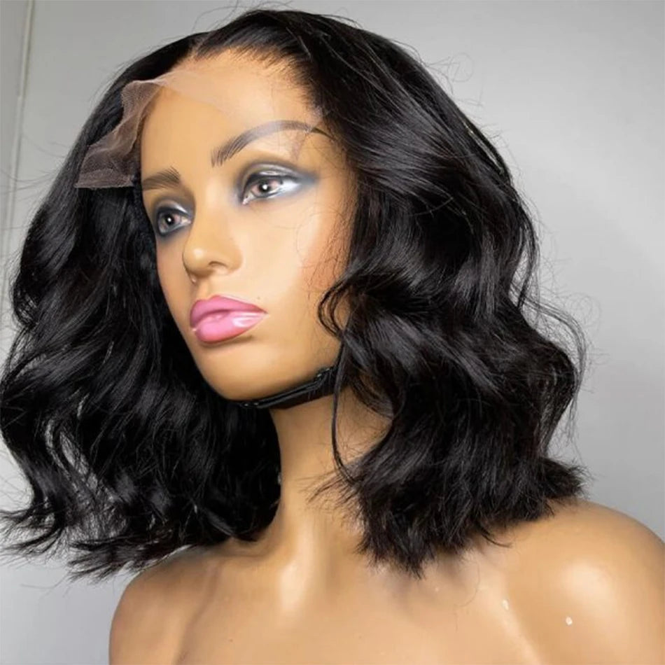 12A Short Loose Body Wave Bob Wig Brazilian