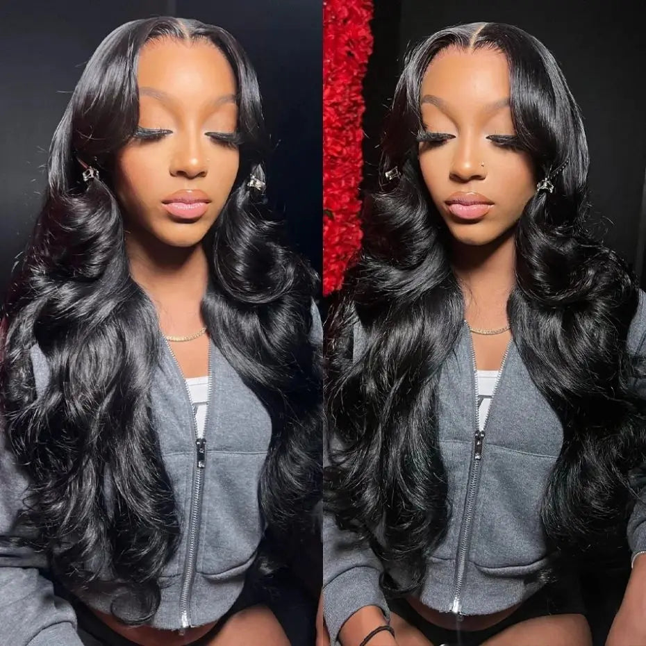 360 Full Lace Wigs For Ponytail Brazilian 30 32Inch Body Wave 13x4 13x6 HD Lace Front Wig