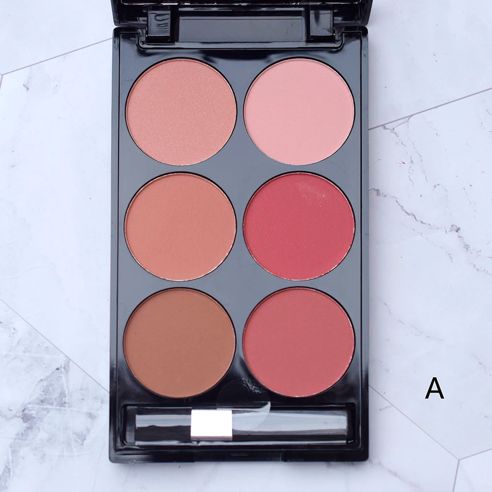 6-Color Blush & Contouring All-In-One Palette