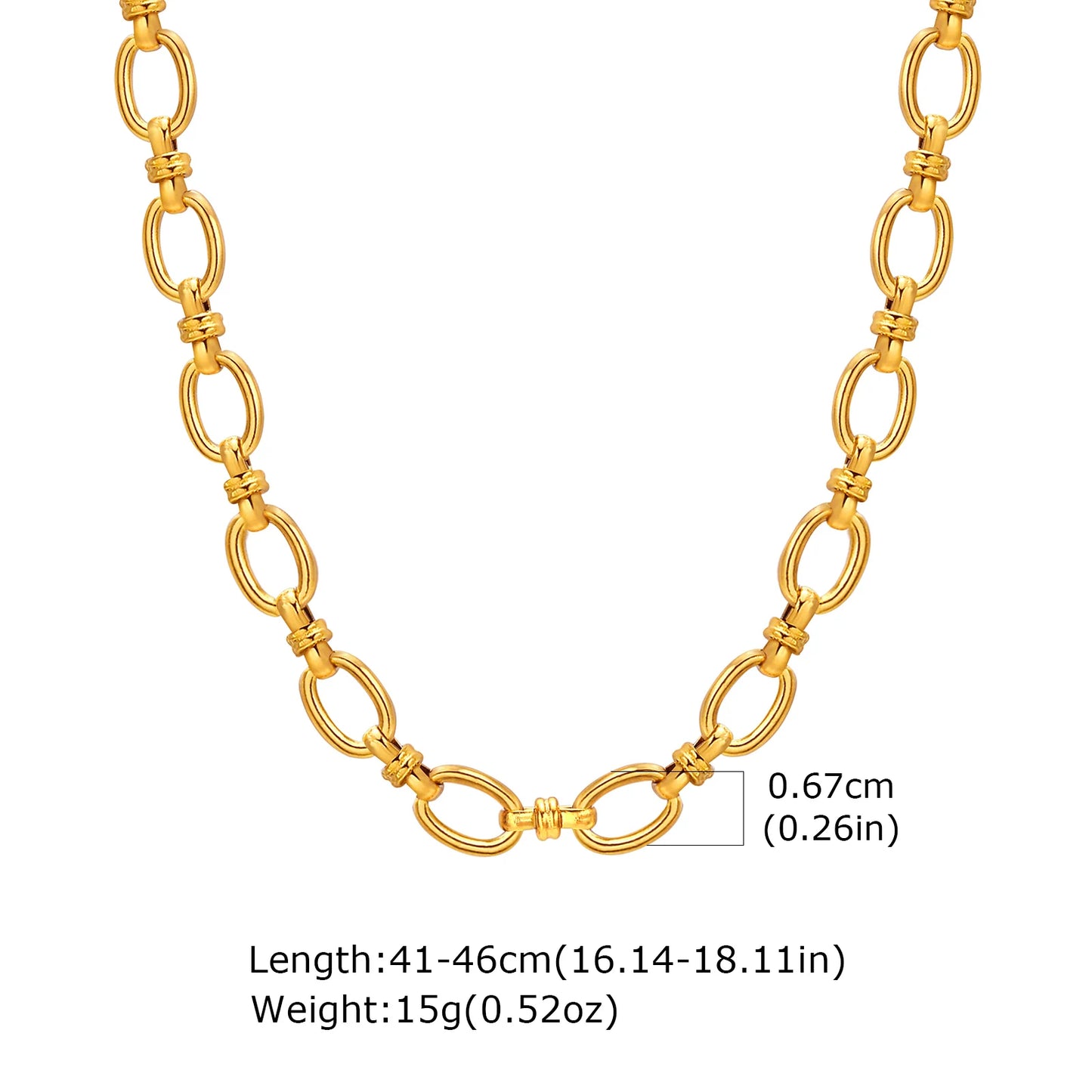 Stainless Steel Thin Chain Necklace For Women Girls,