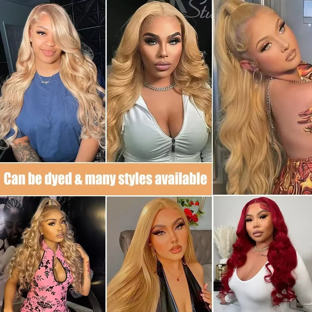 Honey Blond Body Wave 13x4 Lace Frontal