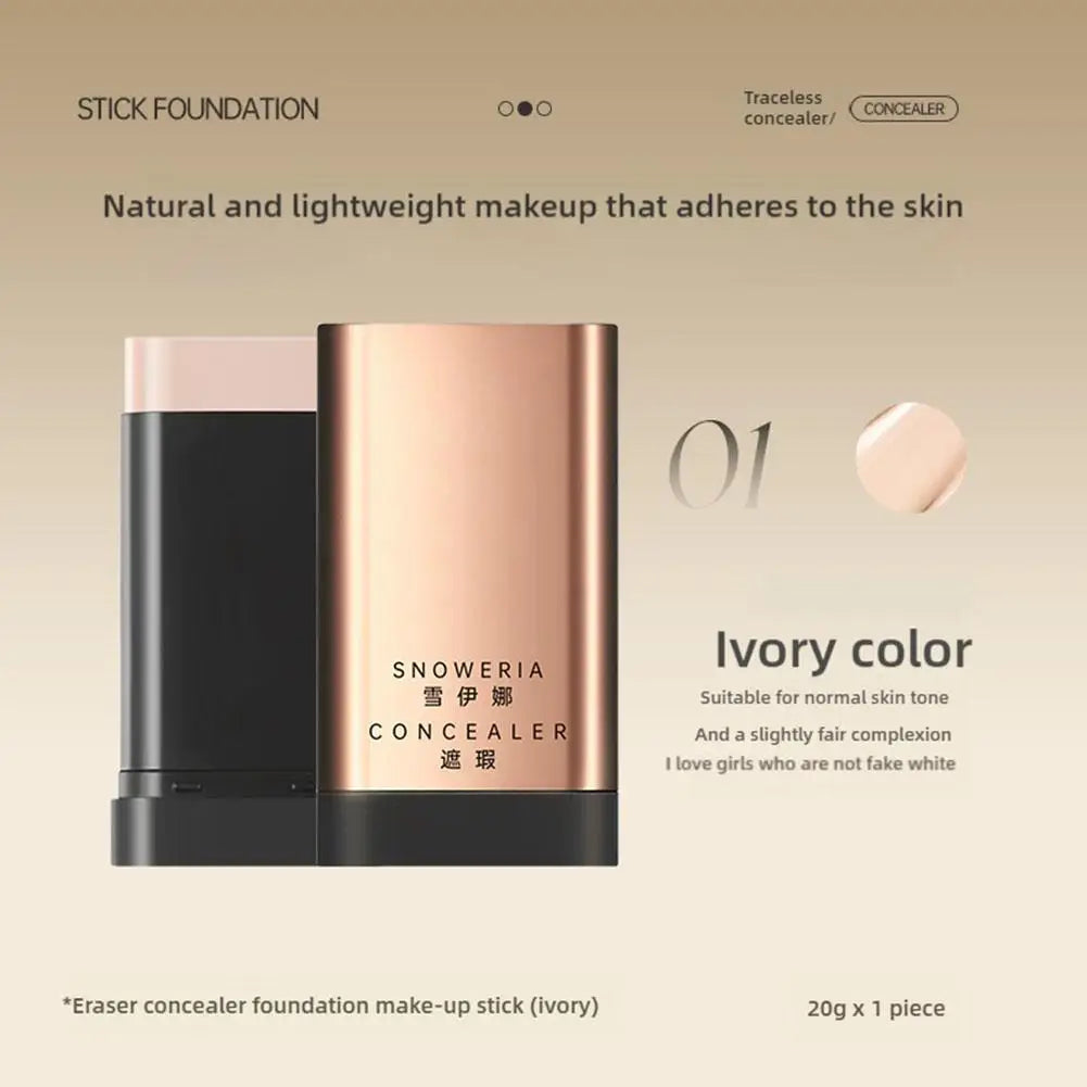 2 In 1 Foundation Stick High Coverage Concealer