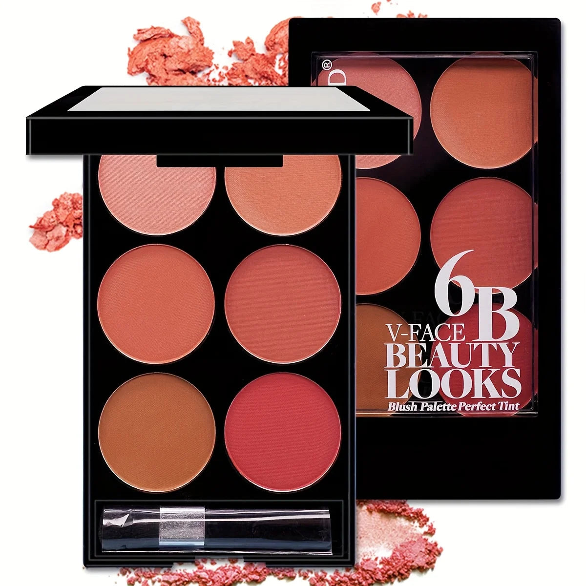 6-Color Blush & Contouring All-In-One Palette