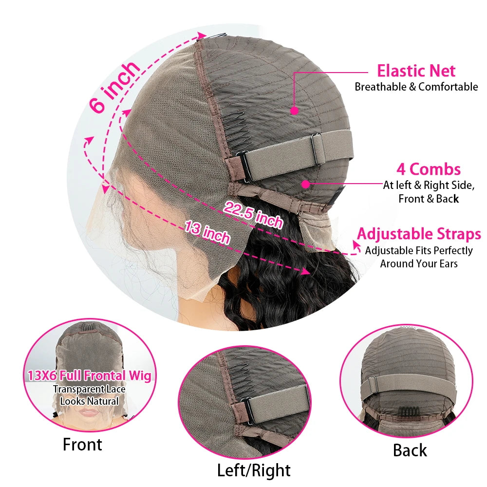 13x6 Chocolate Brown HD Lace Front Human Hair