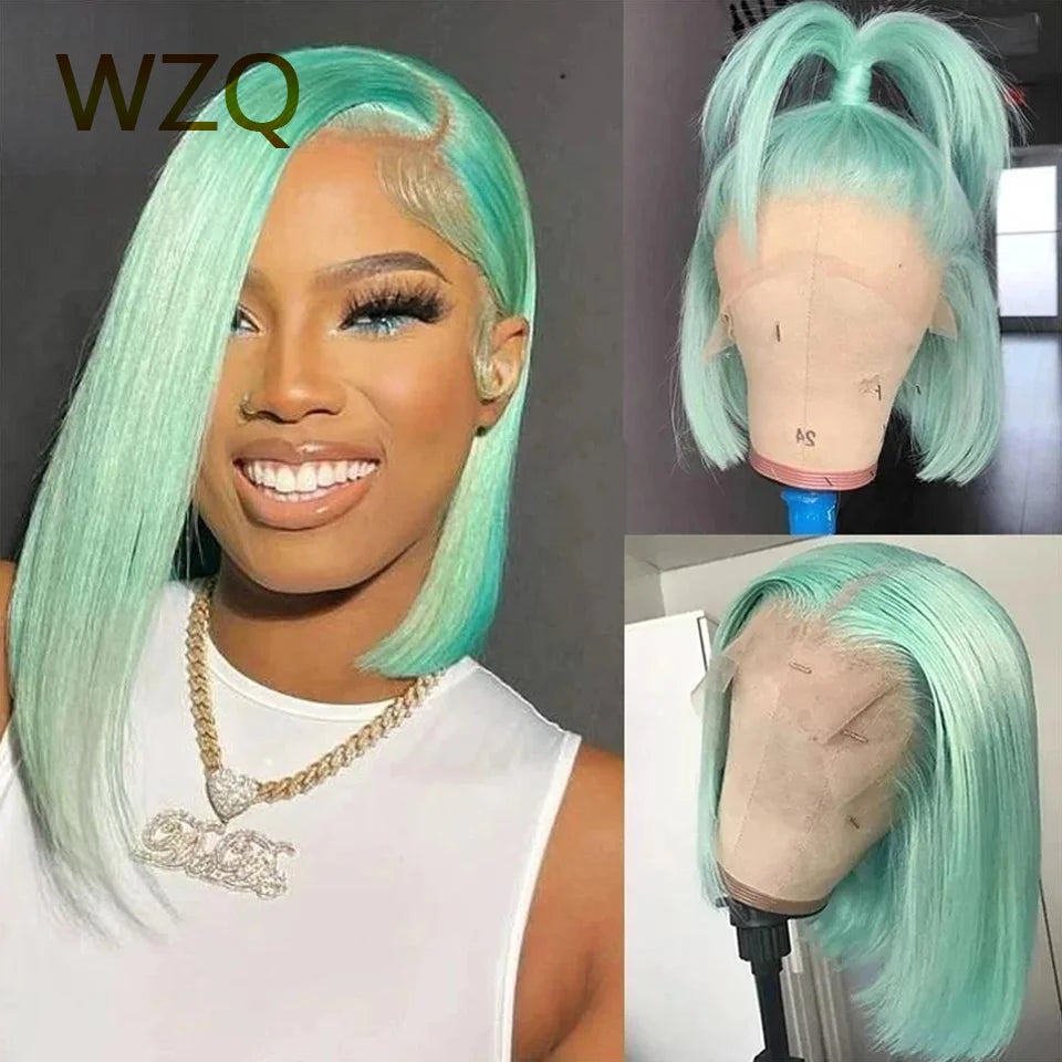 Straight Lace Front Wigs 180% HD Trans