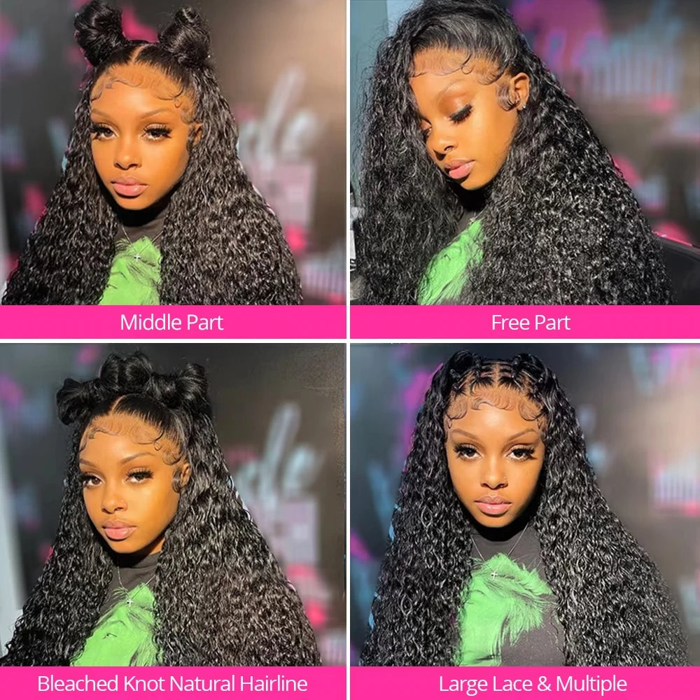 Deep Wave Frontal Wig Hd Lace Wigs On Clearance Sale 13x4 13x6 Water Wave