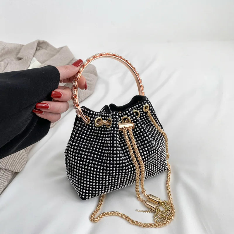 Luxury Diamonds Designer Party Handbag 2023 Tassel Chain Evening