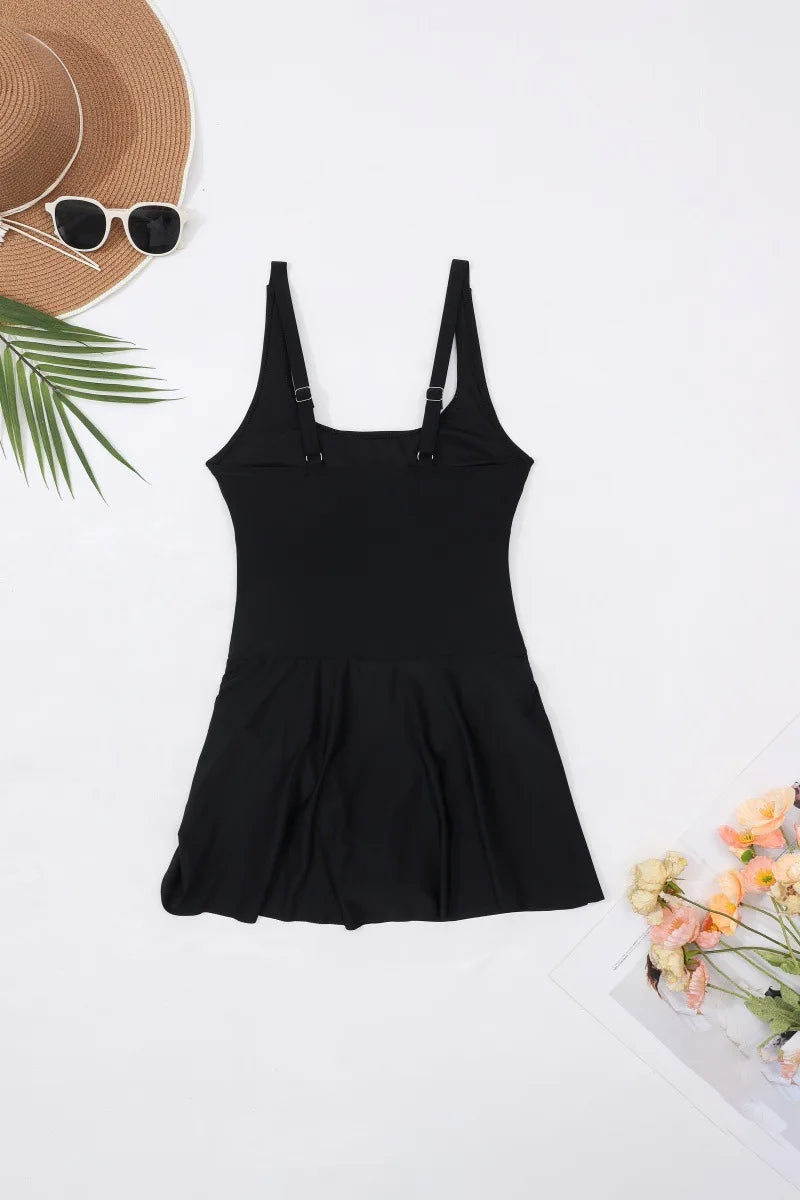 2025 Sexy Solid Strapped Swimwear