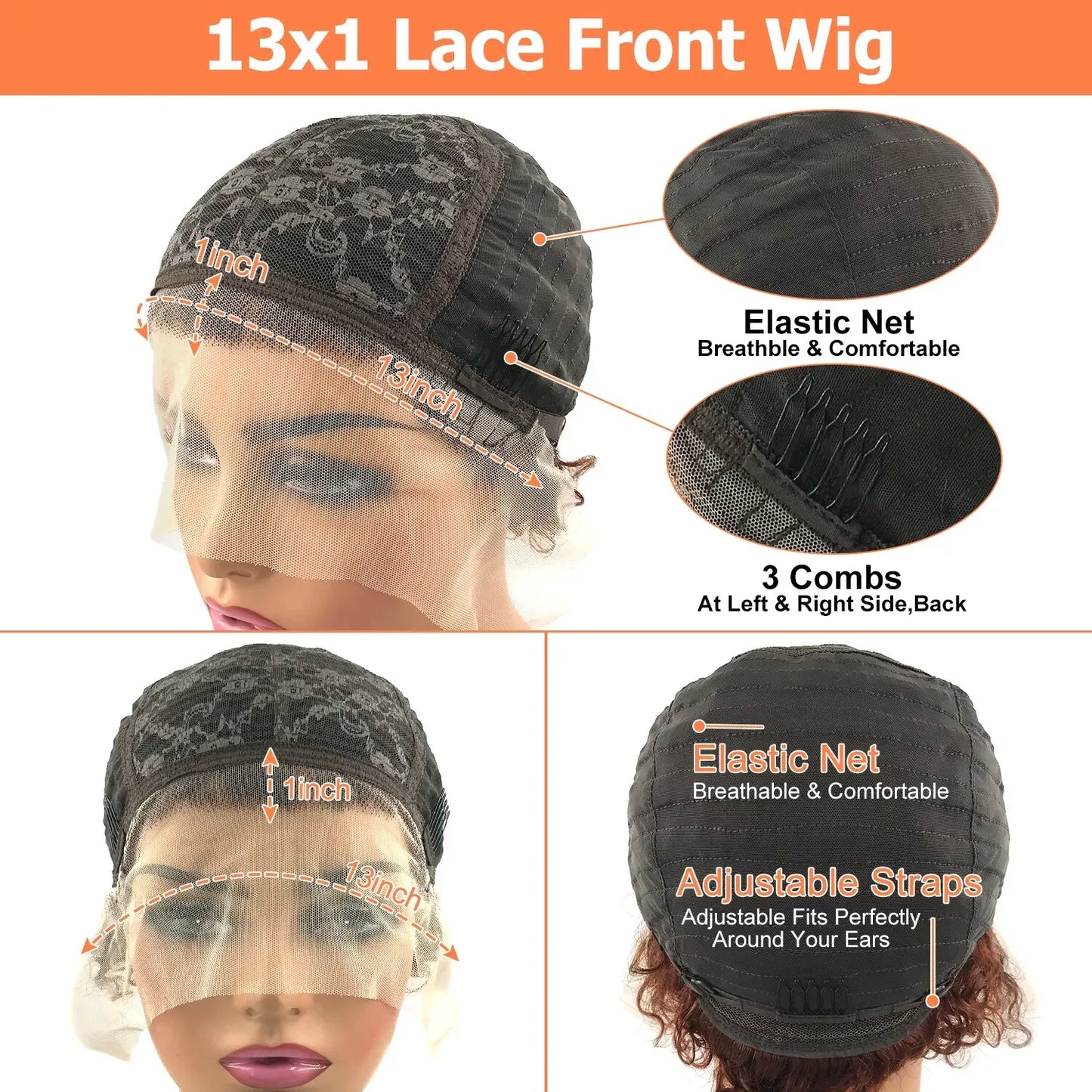 Pixie Cut Wigs Human HaiShort