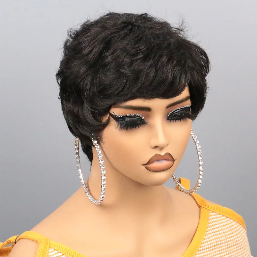 Short Bob Wig Human Hair for