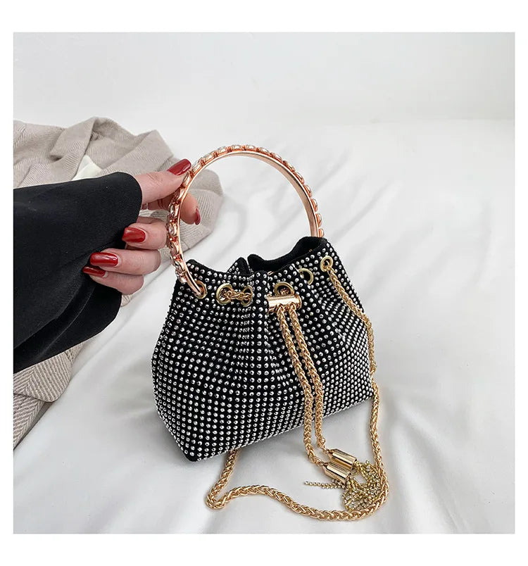 Luxury Diamonds Designer Party Handbag 2023 Tassel Chain Evening