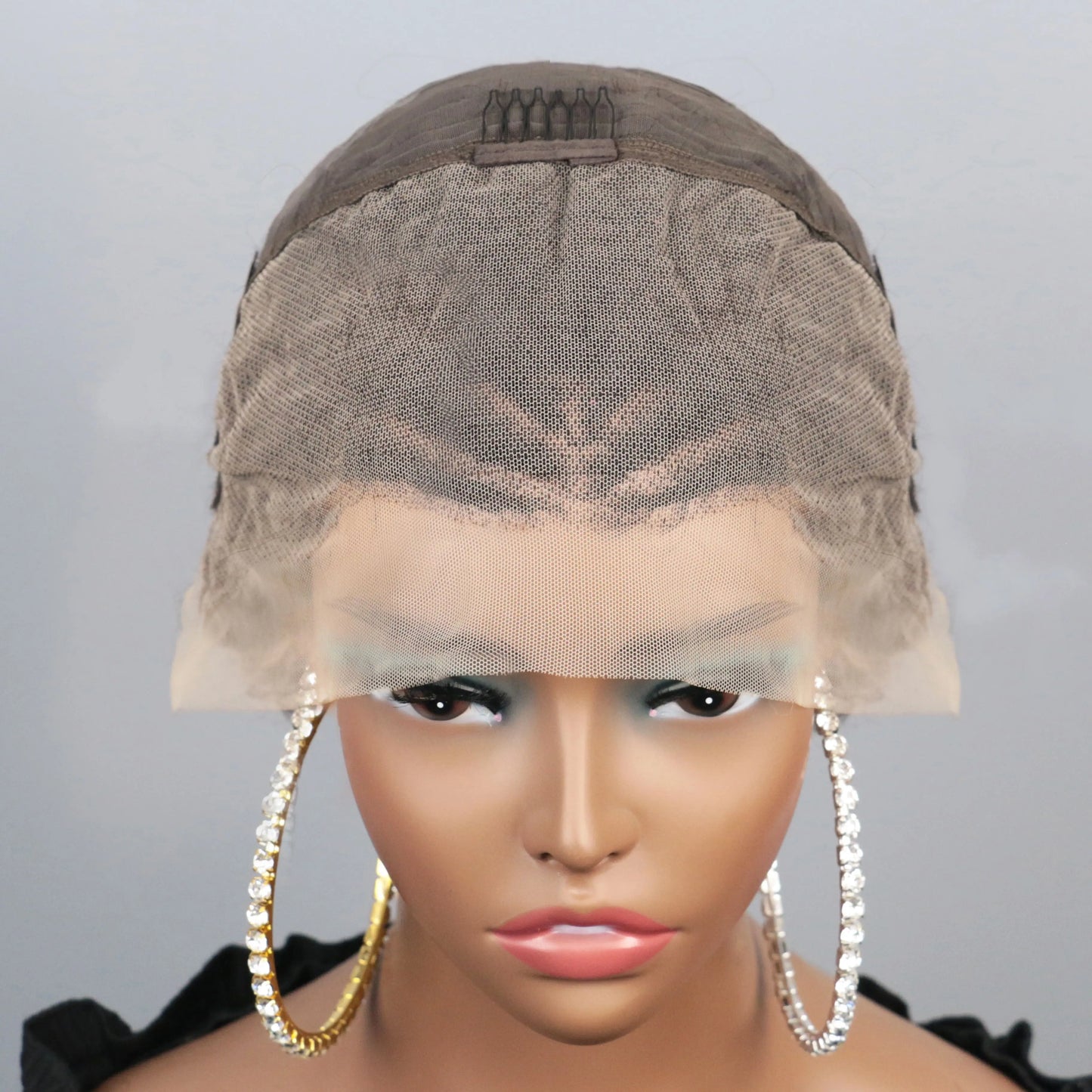 Braided Wigs for Black Women Human Hair Afro Puff Lace Frontal Hair Wigs