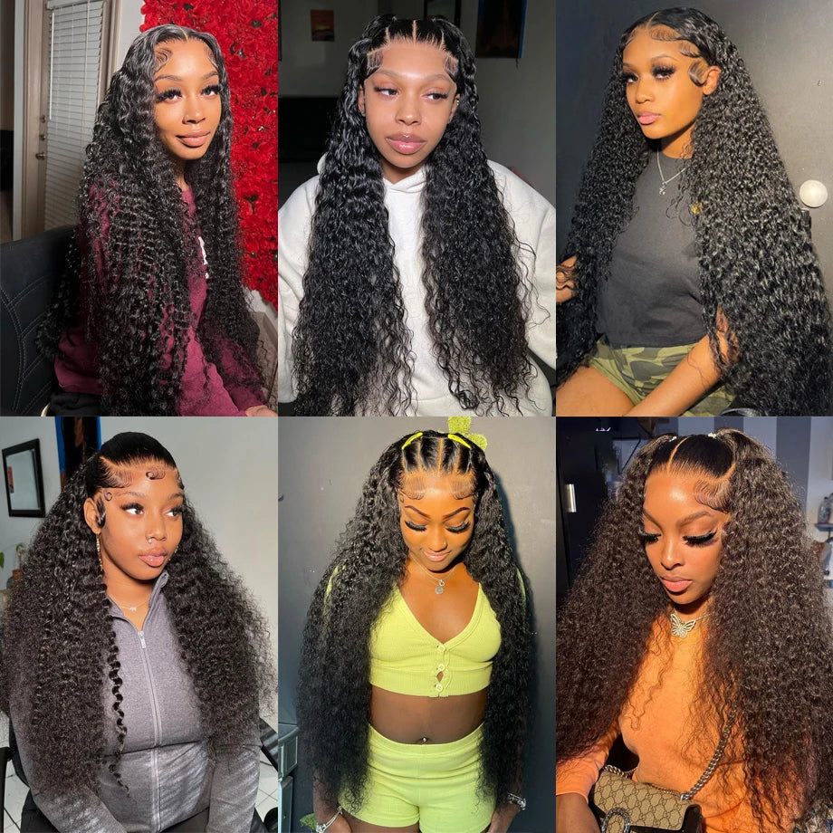 Deep Wave Frontal Wig 13x6 Hd Lace