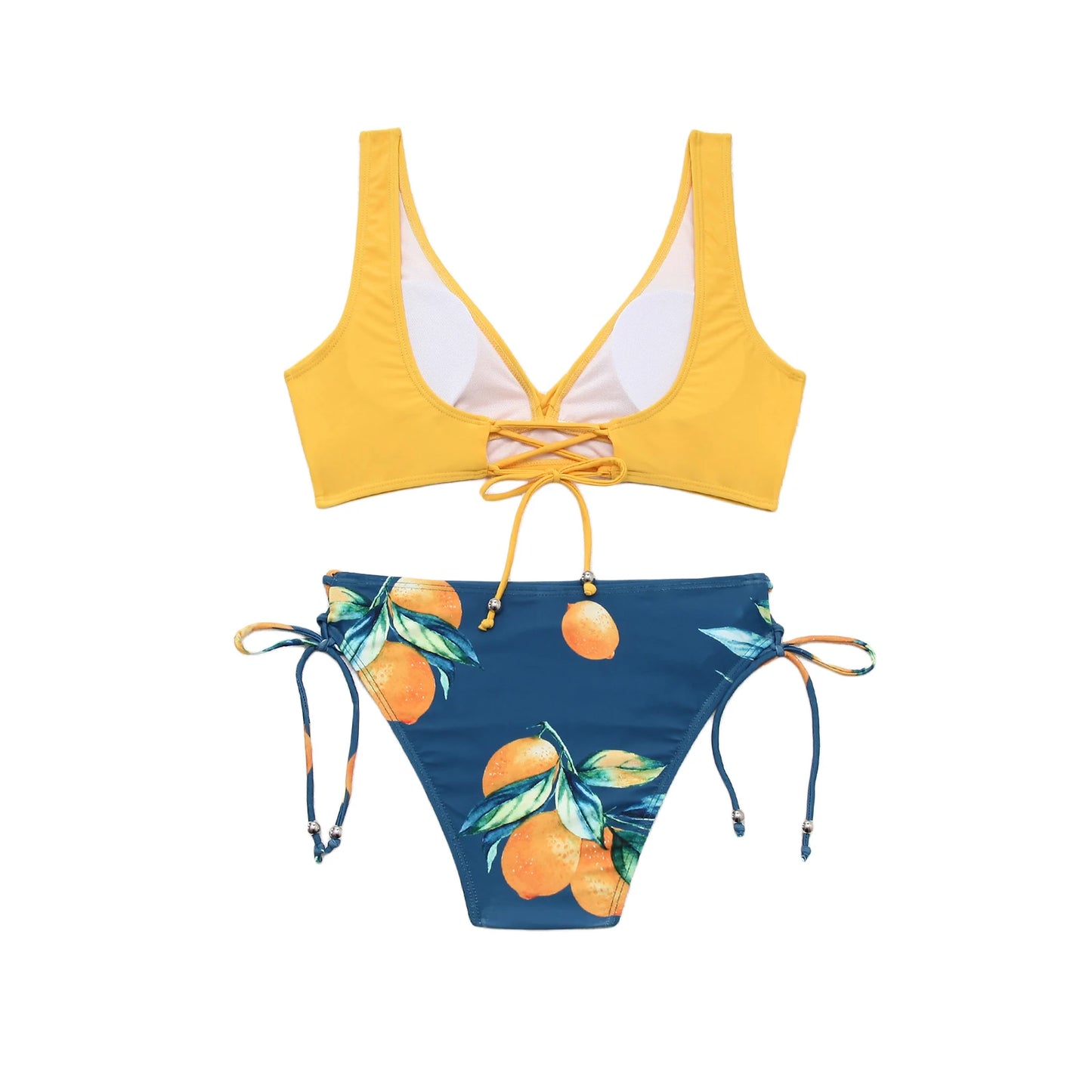 Sexy Bikini Set Women Biquini Swimwear V-Neck Push