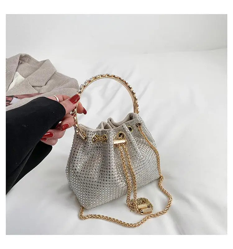 Luxury Diamonds Designer Party Handbag 2023 Tassel Chain Evening