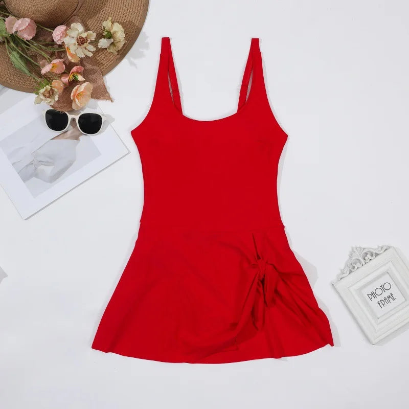 2025 Sexy Solid Strapped Swimwear