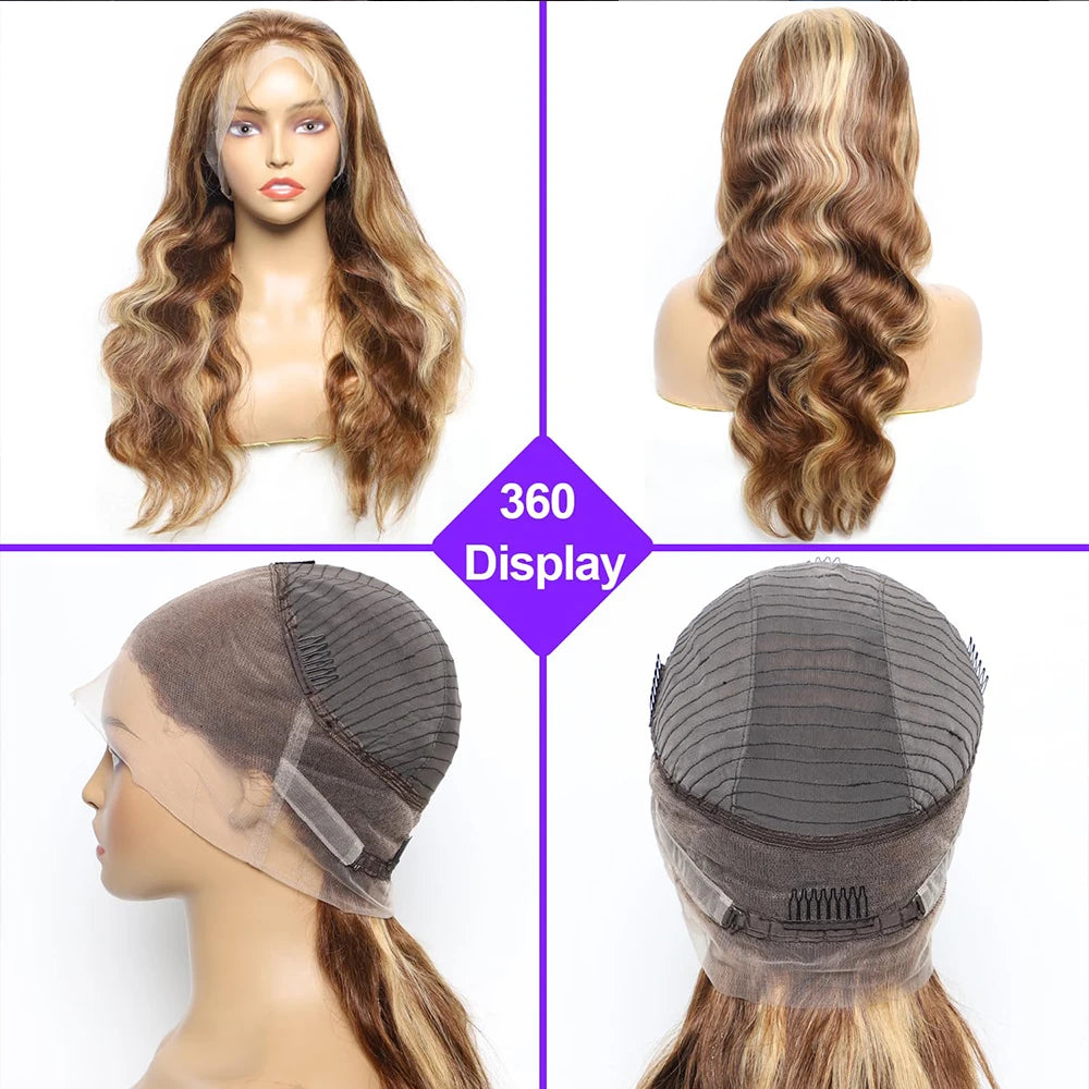 Highlight 360 Full Lace Wig Human