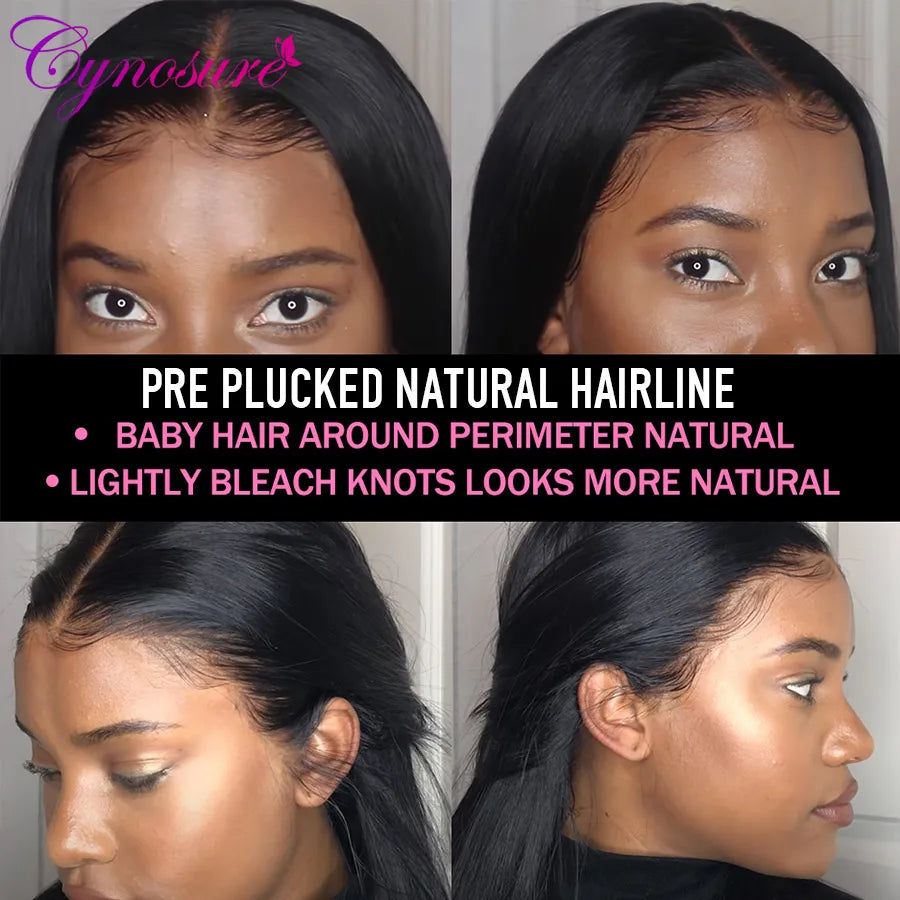 13X4/13X6 HD Transparent Lace Front Human