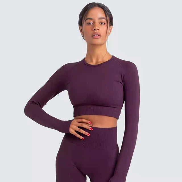 2022 Seamless Yoga Set Workout Clothes for Women Sport Set Outfit