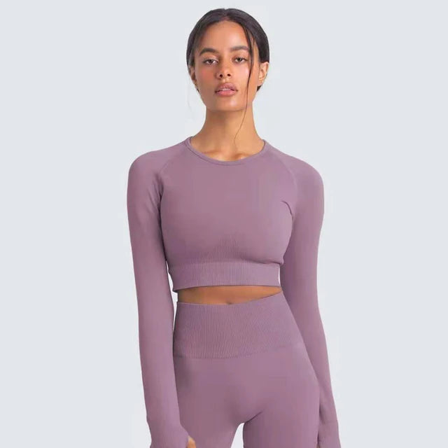 2022 Seamless Yoga Set Workout Clothes for Women Sport Set Outfit