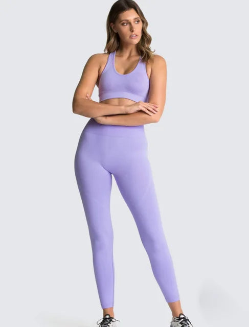 2022 Seamless Yoga Set Workout Clothes for Women Sport Set Outfit
