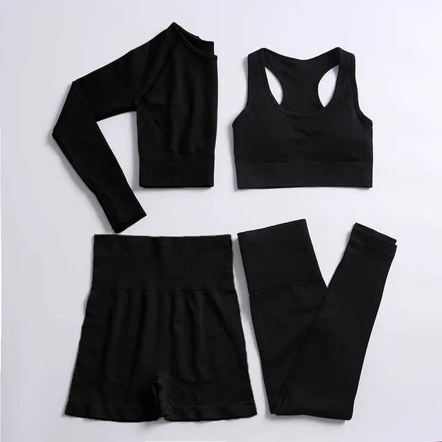 2022 Seamless Yoga Set Workout Clothes for Women Sport Set Outfit