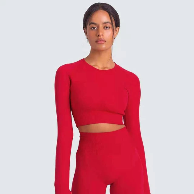 2022 Seamless Yoga Set Workout Clothes for Women Sport Set Outfit