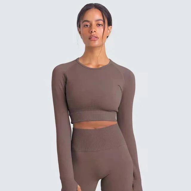 2022 Seamless Yoga Set Workout Clothes for Women Sport Set Outfit