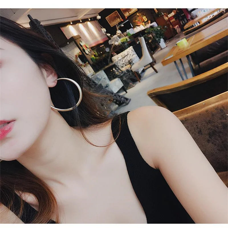 New Fashion 18K Gold Hoop Earrings For Women