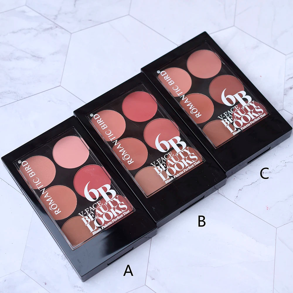 6-Color Blush & Contouring All-In-One Palette