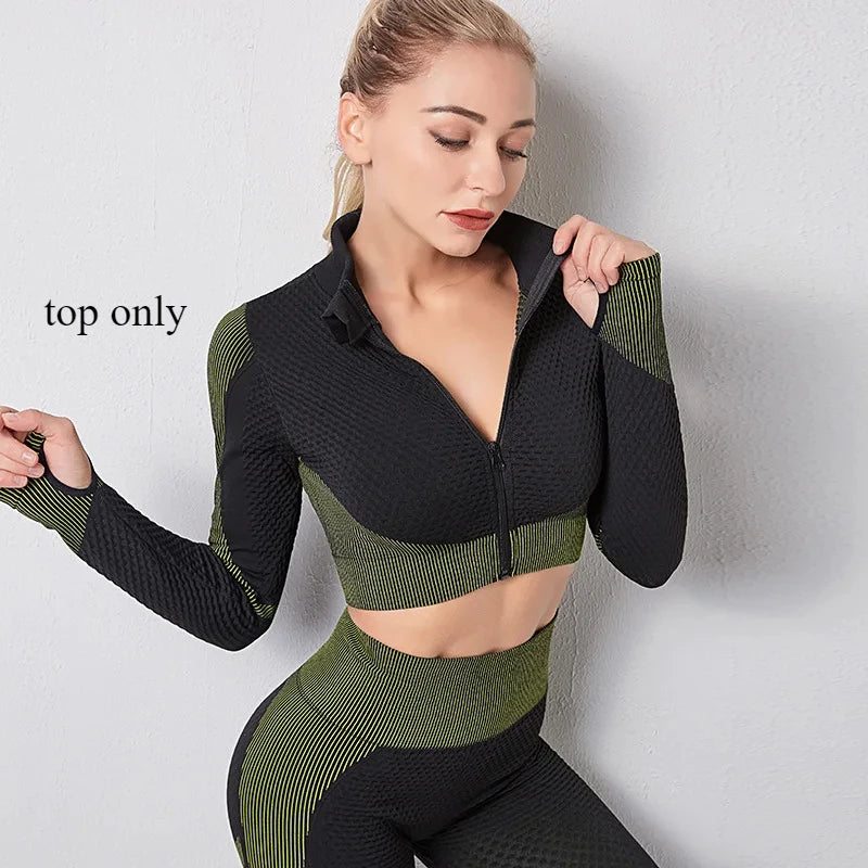 Gym Wear Yoga Top Bra Sports Outfits Seperately Sold Fitness Leggings