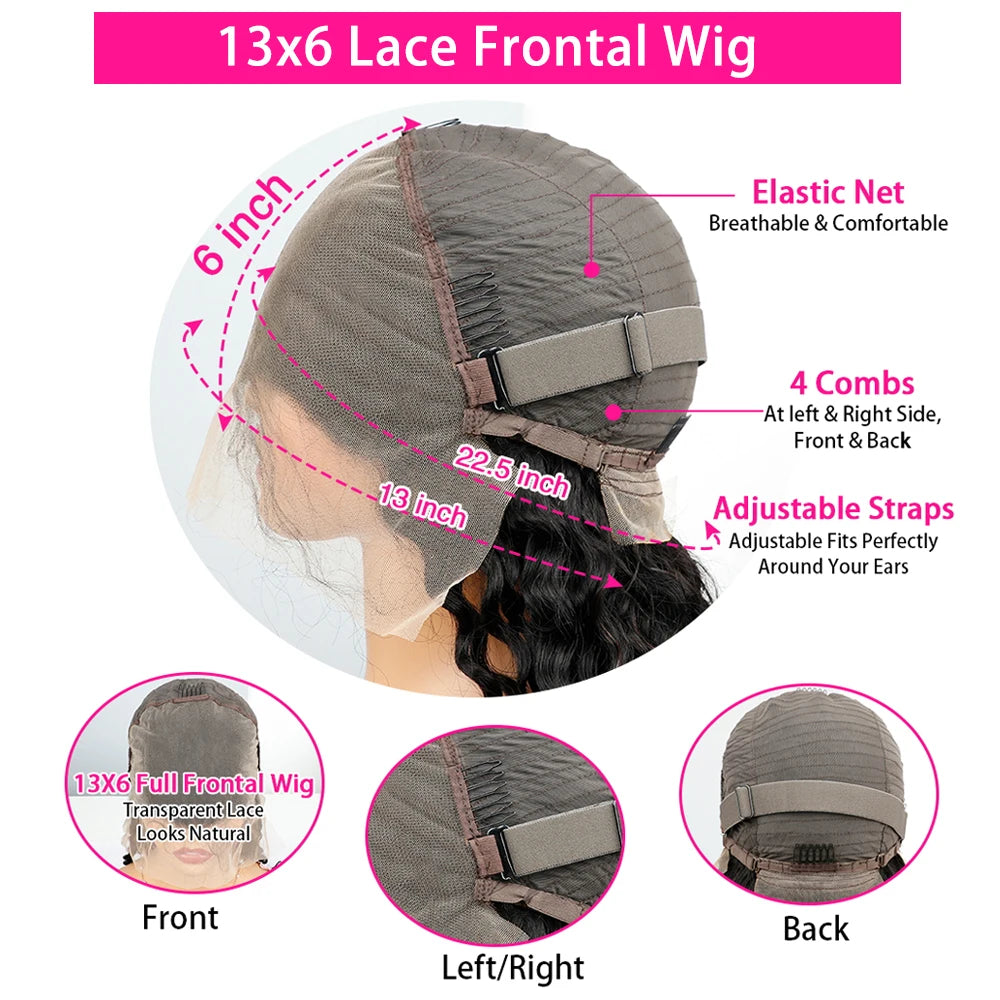 HD Transparent Lace 200 Density 13x4 13x6