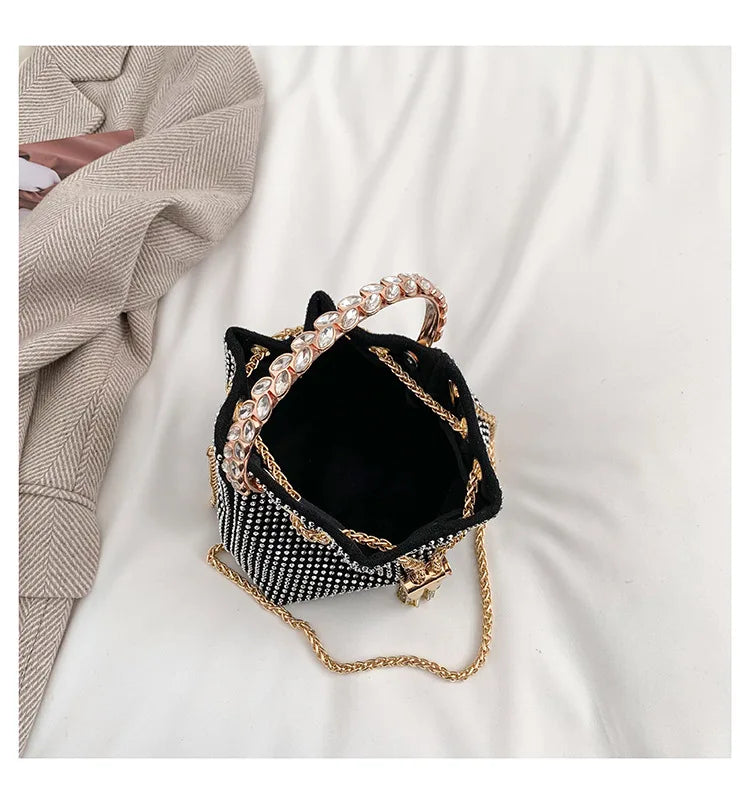 Luxury Diamonds Designer Party Handbag 2023 Tassel Chain Evening