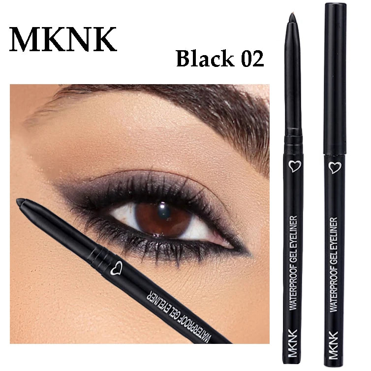 Waterproof Eyeliner Pen Smooth Matte Black Brown