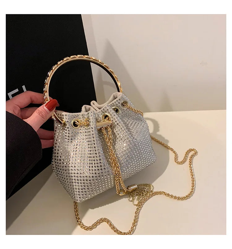 Luxury Diamonds Designer Party Handbag 2023 Tassel Chain Evening