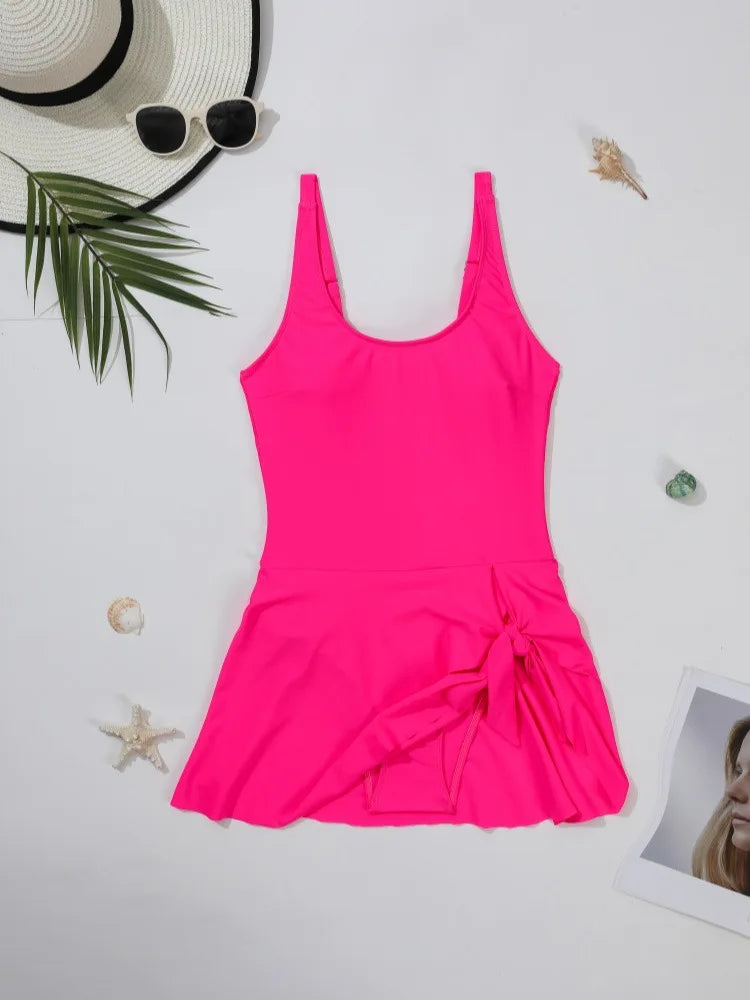 2025 Sexy Solid Strapped Swimwear