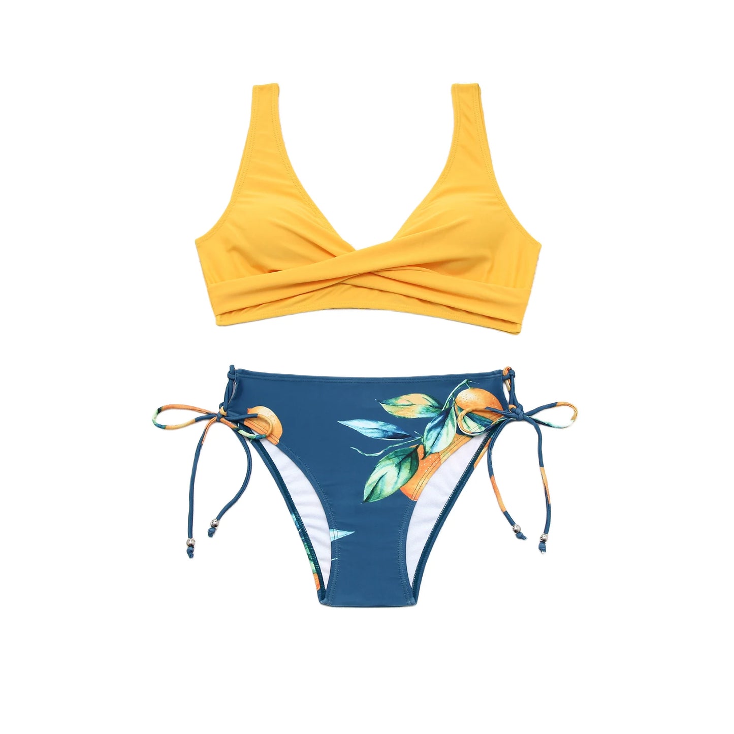 Sexy Bikini Set Women Biquini Swimwear V-Neck Push