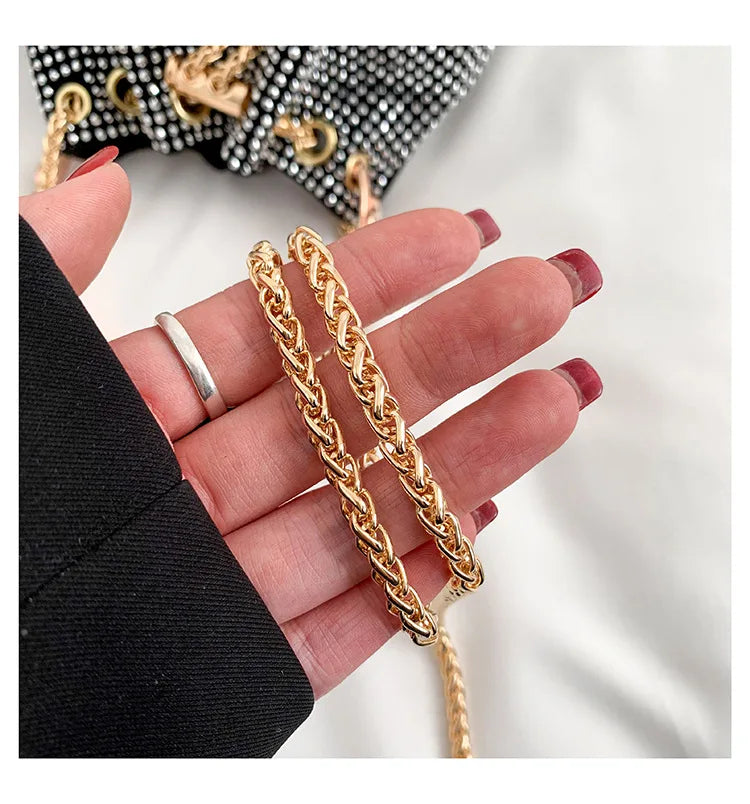 Luxury Diamonds Designer Party Handbag 2023 Tassel Chain Evening