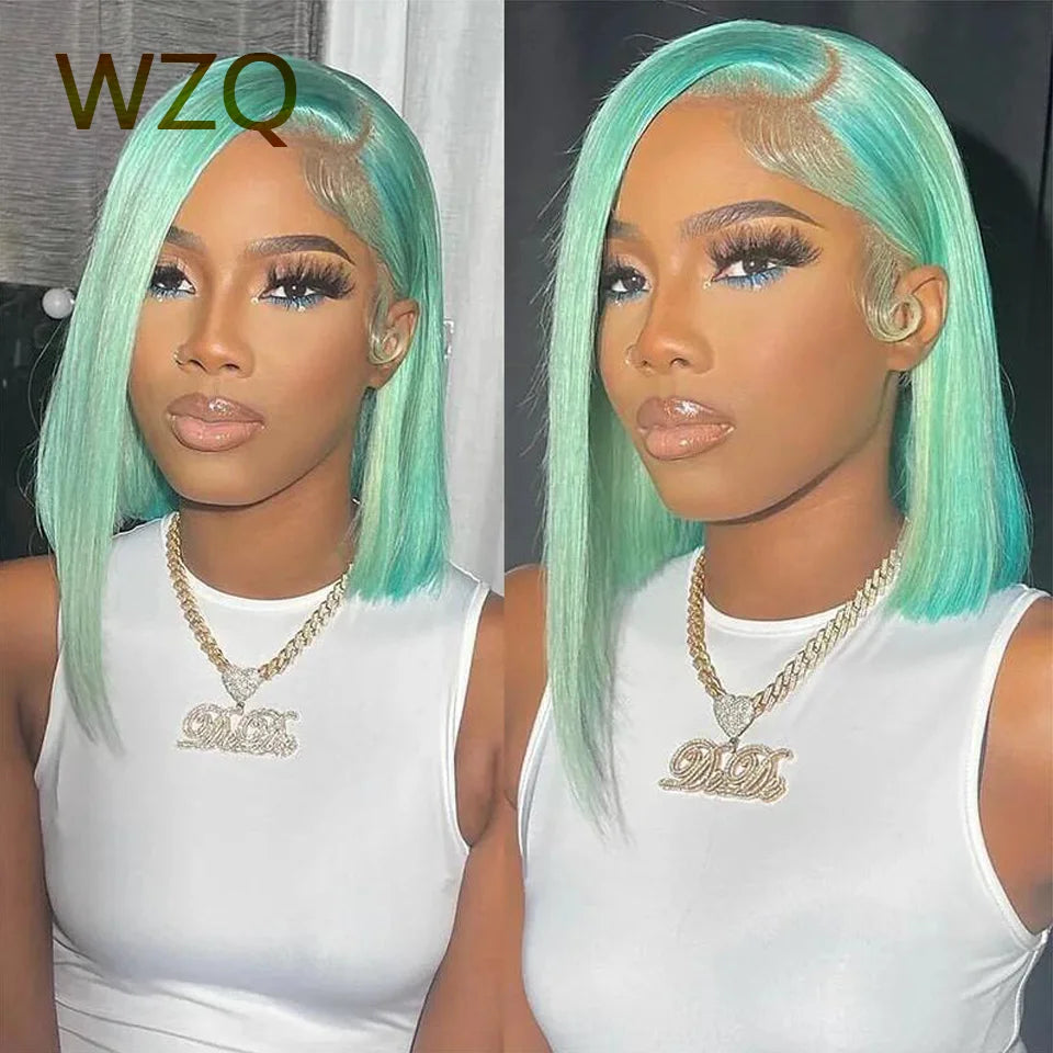 Straight Lace Front Wigs 180% HD Trans