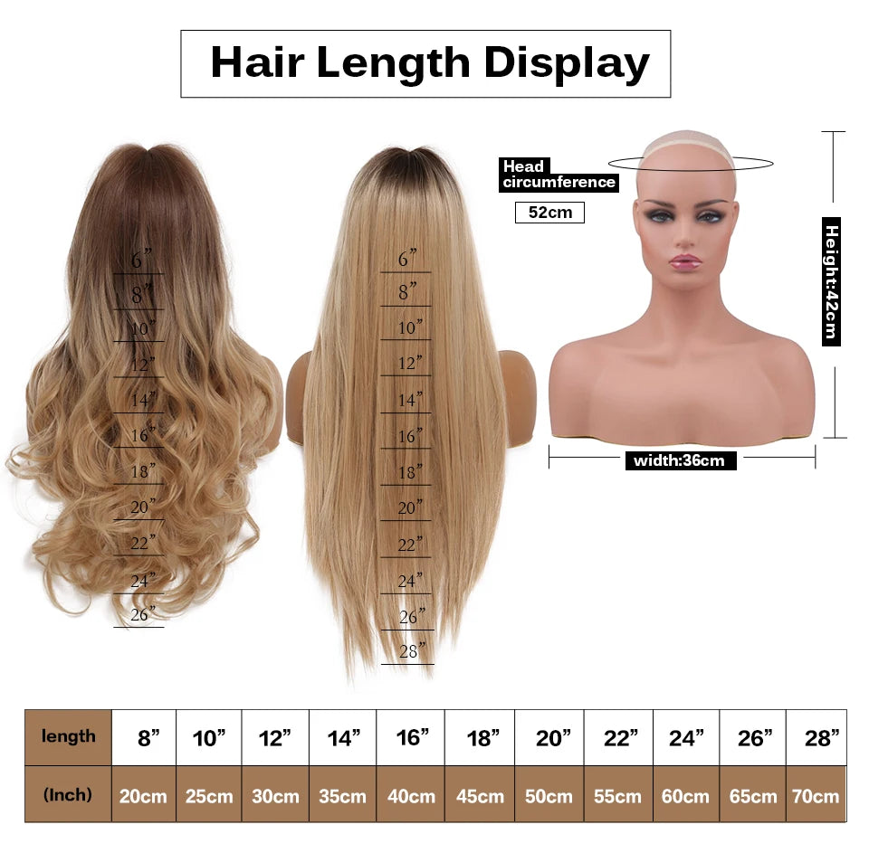 EASIHAIR Brown Straight Layered Wigs for Women Long Natural Hair
