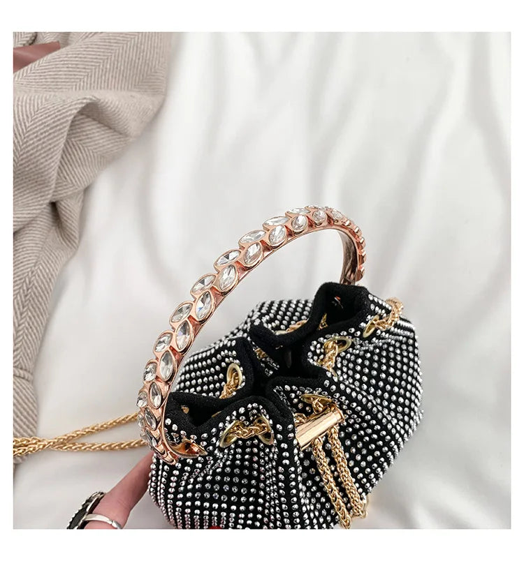 Luxury Diamonds Designer Party Handbag 2023 Tassel Chain Evening